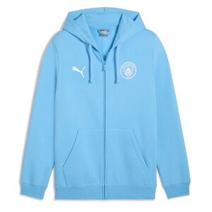 Puma Manchester City FC Light Blue Zip-Up Hoodie